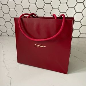 Authentic Cartier Small Shopping Bag